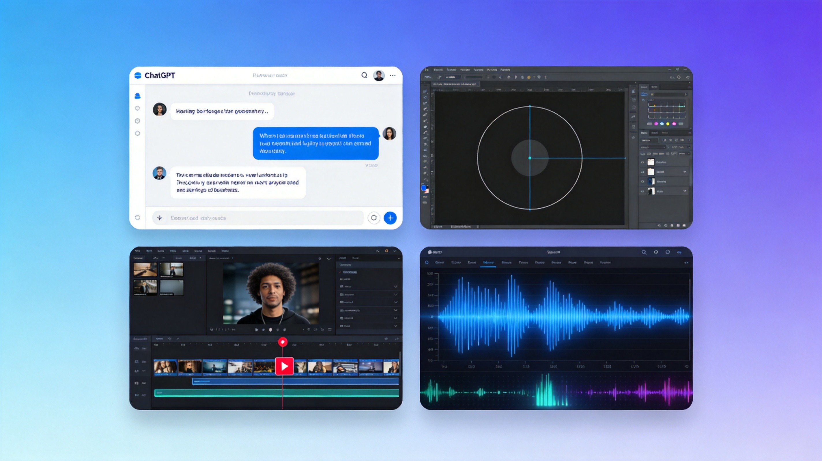 Testing and reviewing AI tools with notebooks, coffee, and multiple browser tabs open